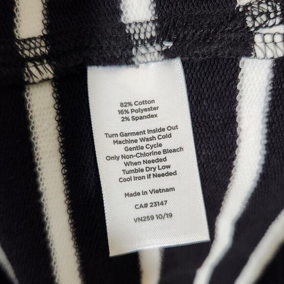 New Talbots 1XP $90 Colorful Stripe Cotton Blend Midi Beach Coastal Knit Dress - Picture 8 of 10